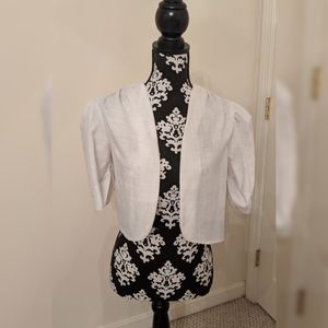 White vintage shrug in great condition